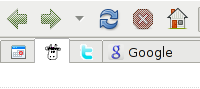 Resize the Tabs in Firefox to its Favicons size