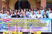 Prajurit Yonmarhanlan I Gelar Bakti Sosial dengan Membersihkan Gereja GKPS Dalam Rangka Perayaan Paskah 
