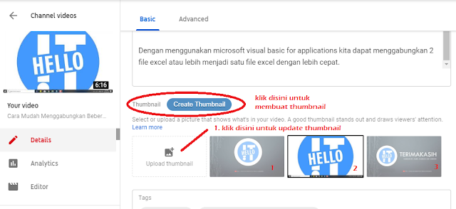 Membuat Postingan YouTube Menjadi Keren Seperti Professional