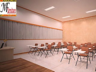 workshop custom setting interior furniture - Kelas Tempat Pendidikan Class Room- Maharumi Furniture