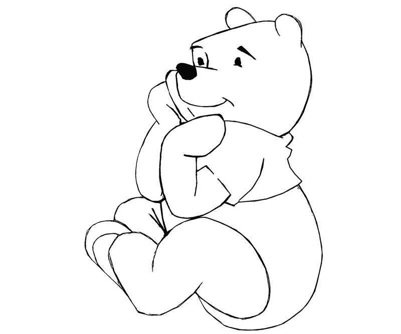 Printable Winnie The Pooh 8 Coloring Page