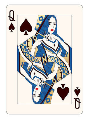 Playing Cards Gold Edition Screen Prints by Mahdieh Farhadkiaei x Black Dragon Press