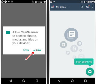 how to scan document by mobile