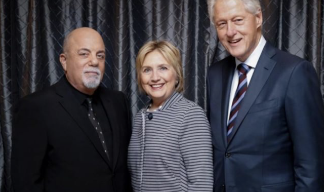 Rock star Billy Joel probably didn't intend to provoke backlash against his "good friends" Bill and Hillary Clinton, but that's what happened when he dedicated a song to them during his concert on Thursday