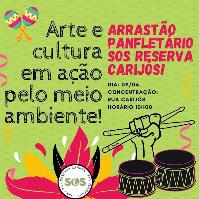 Arrastão panfletário SOS Reserva Carijós!