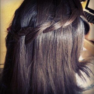 The two-stand Waterfall braid