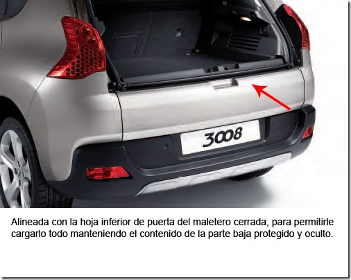 Baul Peugeot 3008