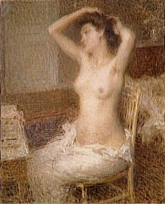 Nude Painting by Ernest Joseph Laurent French Artist