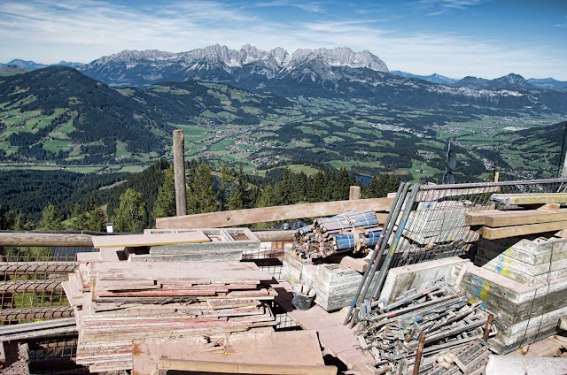 Baustelle Neubau, Hahnenkamm 17, 6370 Kitzbühel, Österreich, 12.10.2014