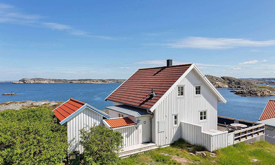 Desain rumah bergaya tradisional scandinavia