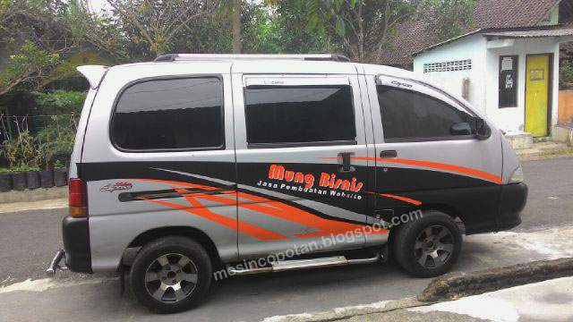 Modifikasi Cutting  Sticker  Mobil  Daihatsu Espass  Terbaru 