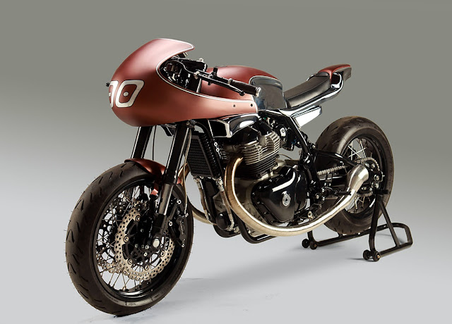 Royal Enfield Continental GT650 By Krom Works Hell Kustom