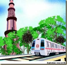 kutub minar n metro