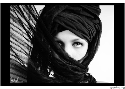 Black Turban Veil