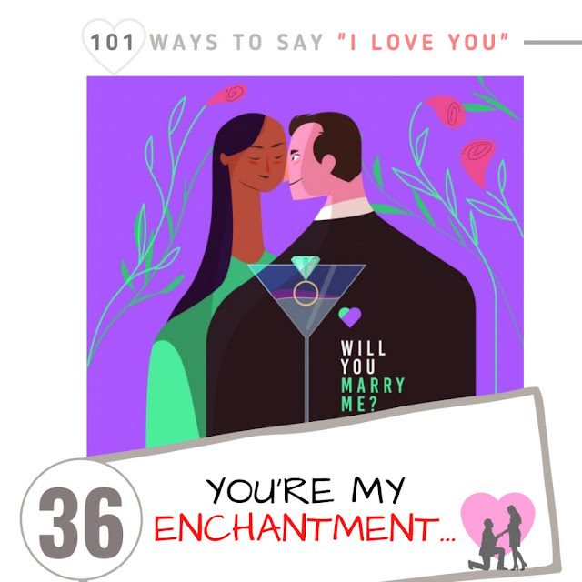 You’re my enchantment! -100+ Creative Ways to Say I Love You - Funny, Romantic, Cute, True, Sweet, Her, Him, girlfriend, boyfriend, couple memes pictures, photos, images, pics, captions, quotes, wishes, quotes, SMS, status, messages.