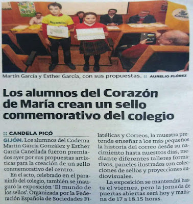Exposición Itinerante en el Colegio Corazón de María de Gijón