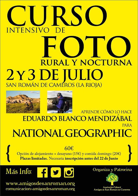 - 2 y 3 de Julio - - SAN ROMÁN DE CAMEROS - - CURSO DE FOTOGRAFÍA -