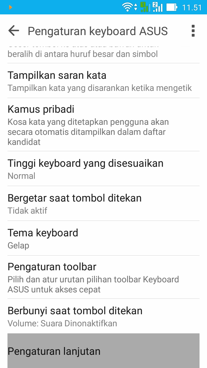 Cara Menghilangkan Auto Correct pada Keyboard ASUS - INTENSIA