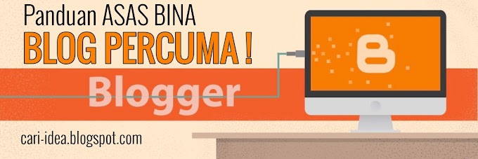 Cipta Blogspot Pertama Anda Secara Percuma