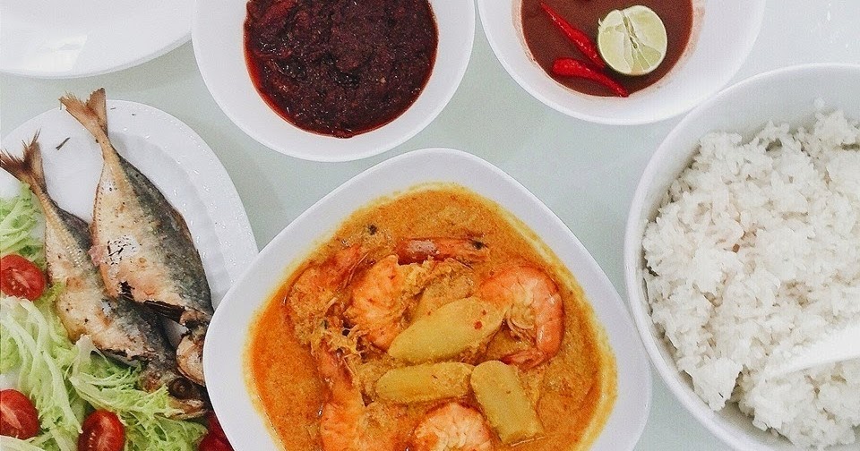 Aku Bukan Cheff: Gulai Lemak Udang dengan Batang Keladi