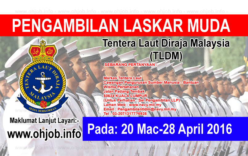 Job Vacancy at Tentera Laut Diraja Malaysia (TLDM ...