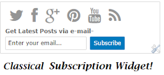 Classical Subscription Widget!