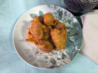 Presentación buñuelos de calabaza