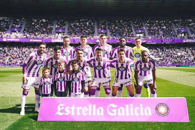 📸REAL VALLADOLID C. F. 📆30 marzo 2024 ⬆️Álvaro Negredo, Jorge Meseguer, César Tárrega, Enzo Boyomo, Jordi Masip. ⬇️Monchu, Lucas Rosa, Isra Salazar, Luis Pérez, César De la Hoz, Mamadou Sylla. REAL VALLADOLID C. F. 0 🆚 LEVANTE U. D. 0 Sábado 30/03/2024, 14:00 horas. Campeonato de Liga de 2ª División, jornada 33. Valladolid, estadio José Zorrilla: 14.218 espectadores. GOLES: ⚽No hubo.