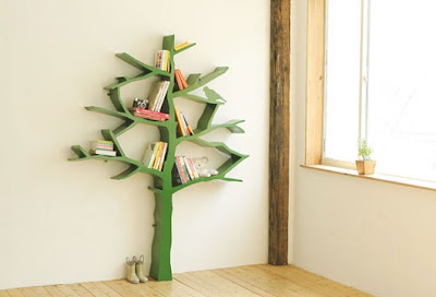 Home  Garden Furniture on Design  Home And Garden Design   Decorative Tree Bookshelf Furniture