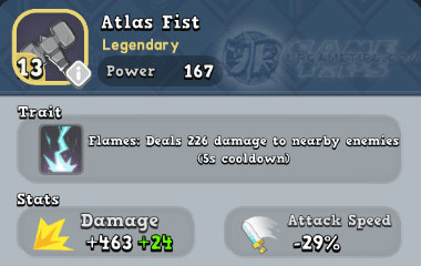 World of Legends Atlas Fist