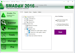  Smadav kini kembali update dengan versi paling gres yakni rev Download Smadav Pro 11.0.4 Final Terbaru 2016 Gratis