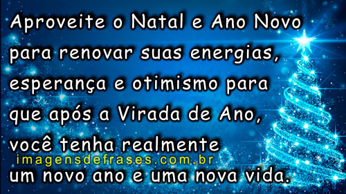 Mensagem de Reflexão para Natal e Ano Novo