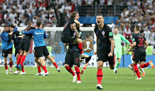 2018FIFAワールドカップ イングランド対クロアチア