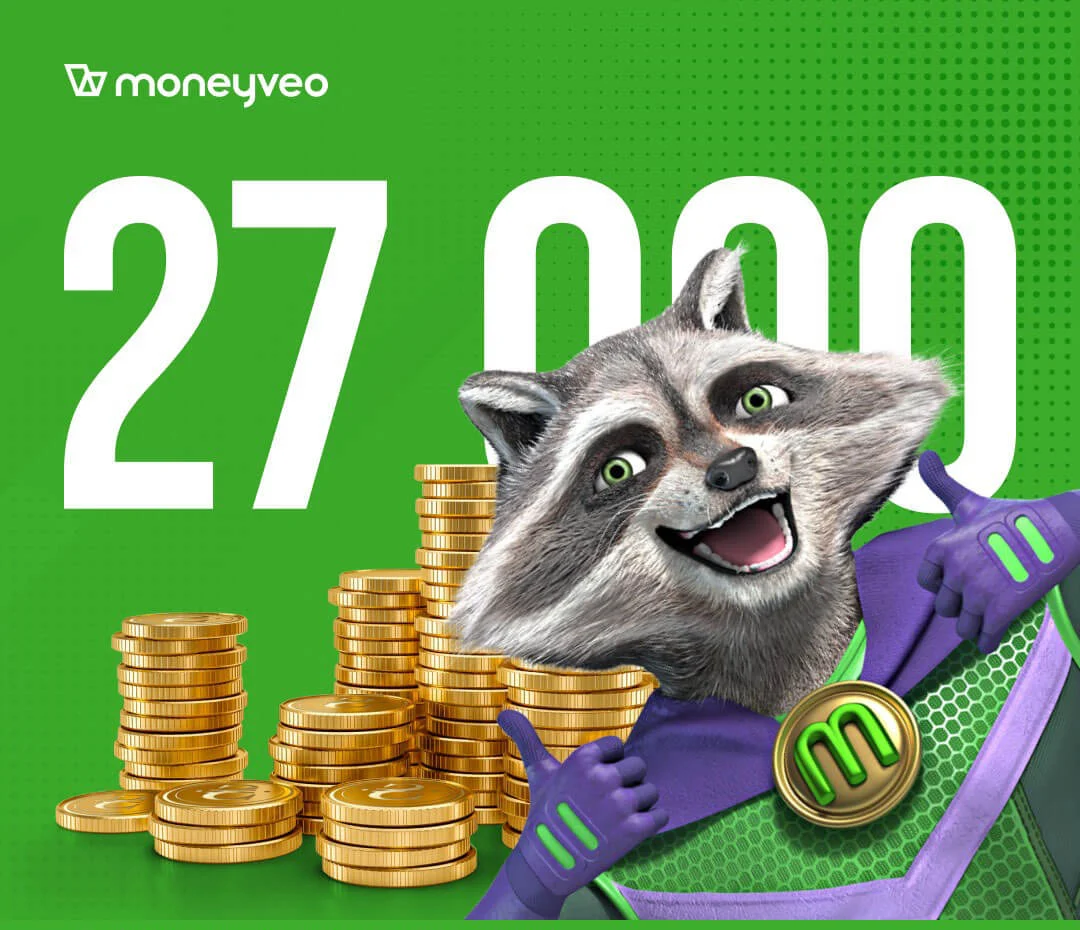 Moneyveo підвищує суму позики до 27 000