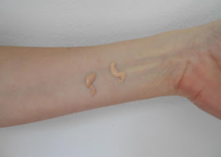 swatches of both Pur Minerals 4-in-1 Liquid Foundations.jpeg