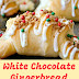 White Chocolate Gingerbread Crescent Rolls #christmas #cake