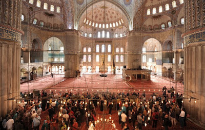 sultanahmet caminin yapımı blue mosque