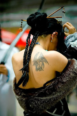 ailes tatouage femme