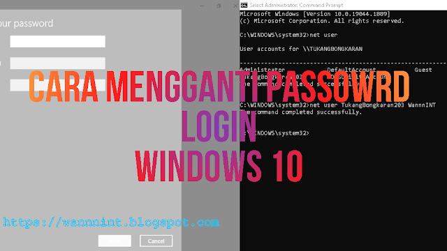 Cara Mengganti Password di Windows 10