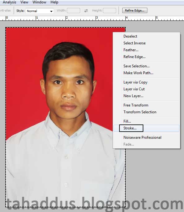 Panduan membuat Pas Foto ukuran 2x3, 3x4 dan 4x6 menggunakan Photoshop bagi pemula