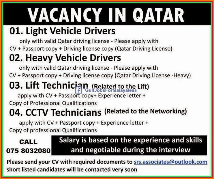 Qatar job vacancies