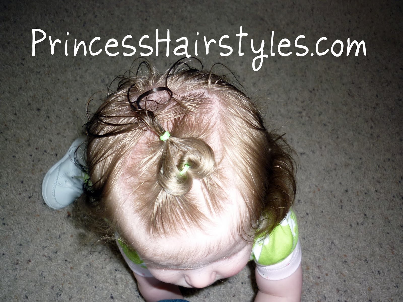 baby heart hair style