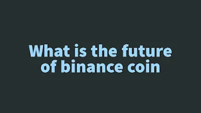 What is the future of binance coin