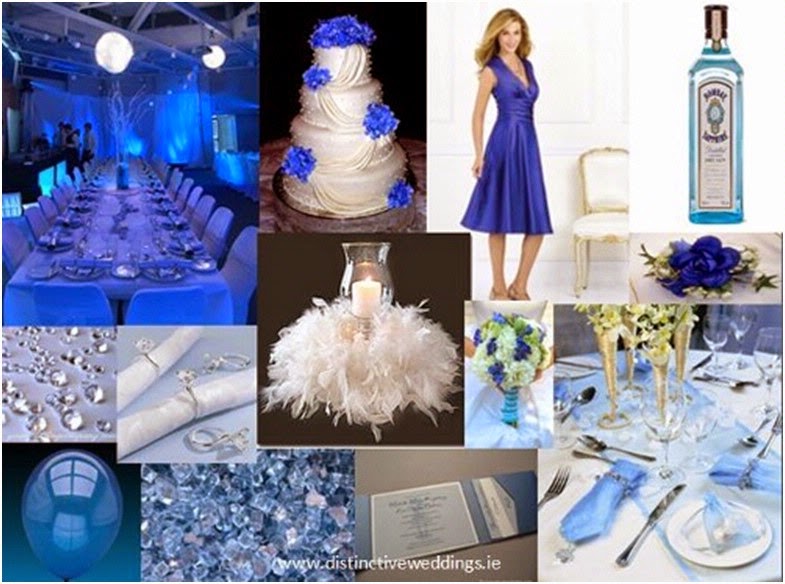  royal  blue silver white wedding  decorations  http 