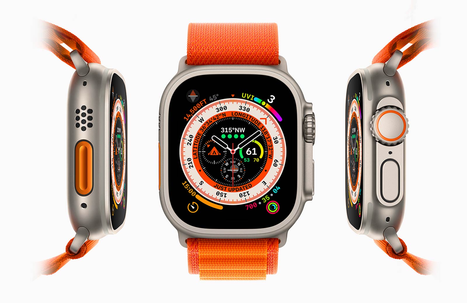 Golden Concept Apple Watch Case / RSTR - Sunset Orange Sunset Orange / Apple Watch Ultra - 49 mm / Including Apple Watch Ultra