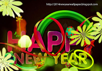 Happy New Year 2014 Latest 3D Wallpaper 