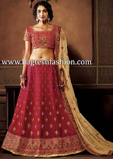 Amazing Rani Pink Art Silk Lehenga