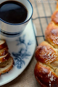 A recipe for lightly sweet braided bread that is stuffed with caramel pumpkin butter and makes a terrific addition to a brunch or served with morning coffee or tea.