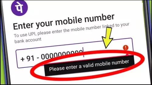How To Fix PhonePe Please Enter A Valid Mobile Number Problem Solved
