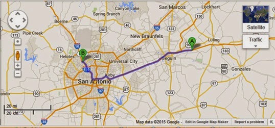 San Antonio Map